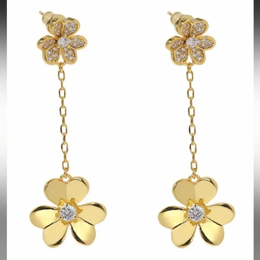 Flower earrings N499